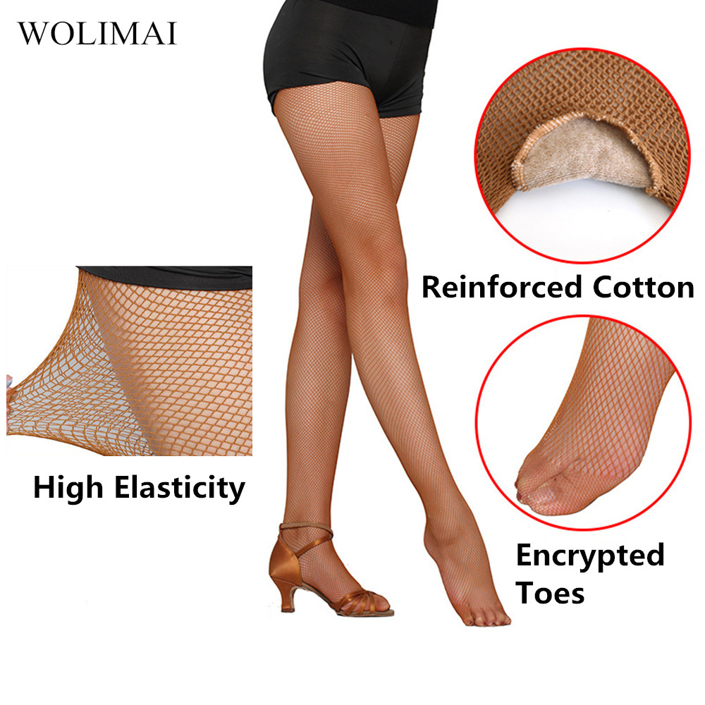 Fishnet Stocking Women - Profesyonel Latin Dans Balık Ağları Ayak