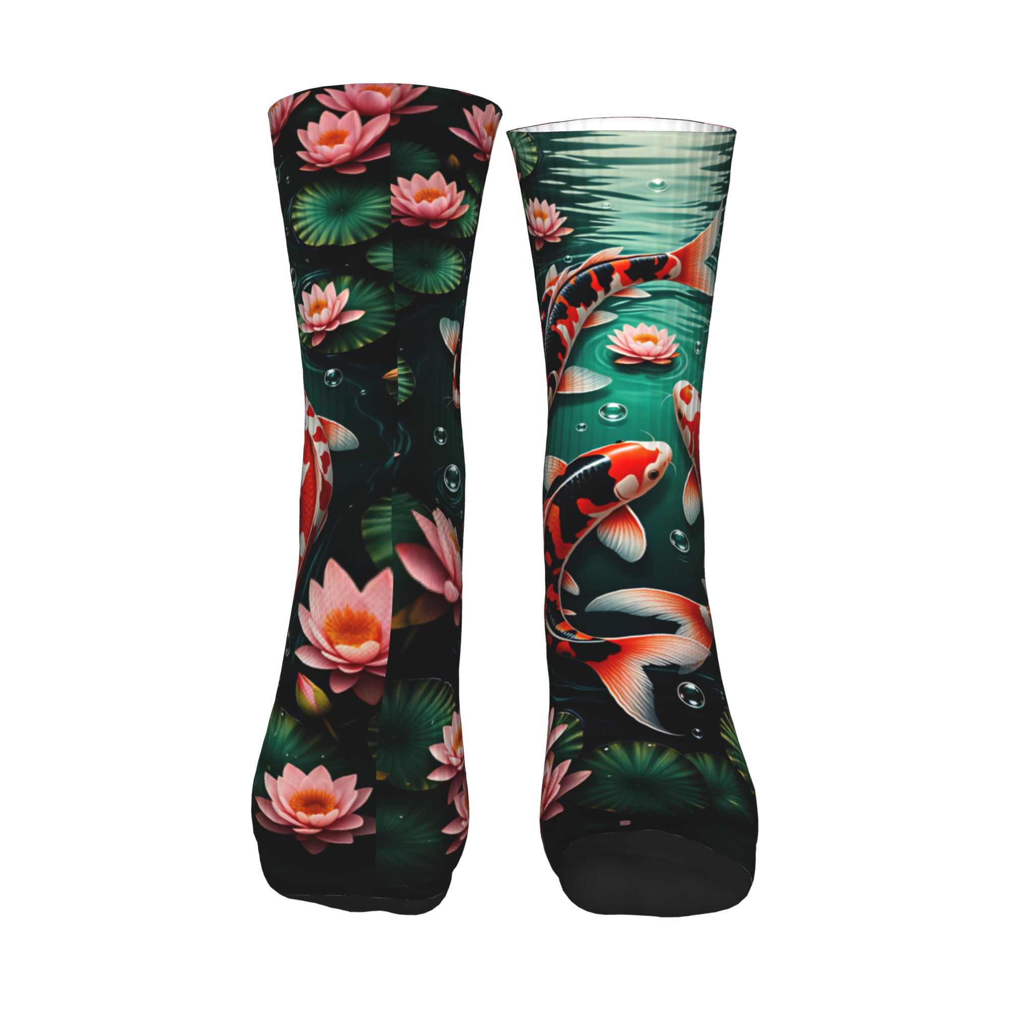 Üç Koi Lotus Koyu Gölet Feng S - Dress Sock Men incelemesi ve fiyatı