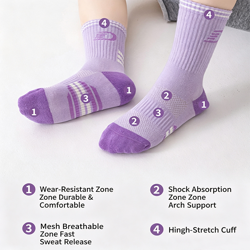 3 Çift Çocuk Spor Çorabı Seti, - Athletic Sock Cushion incelemesi ve fiyatı