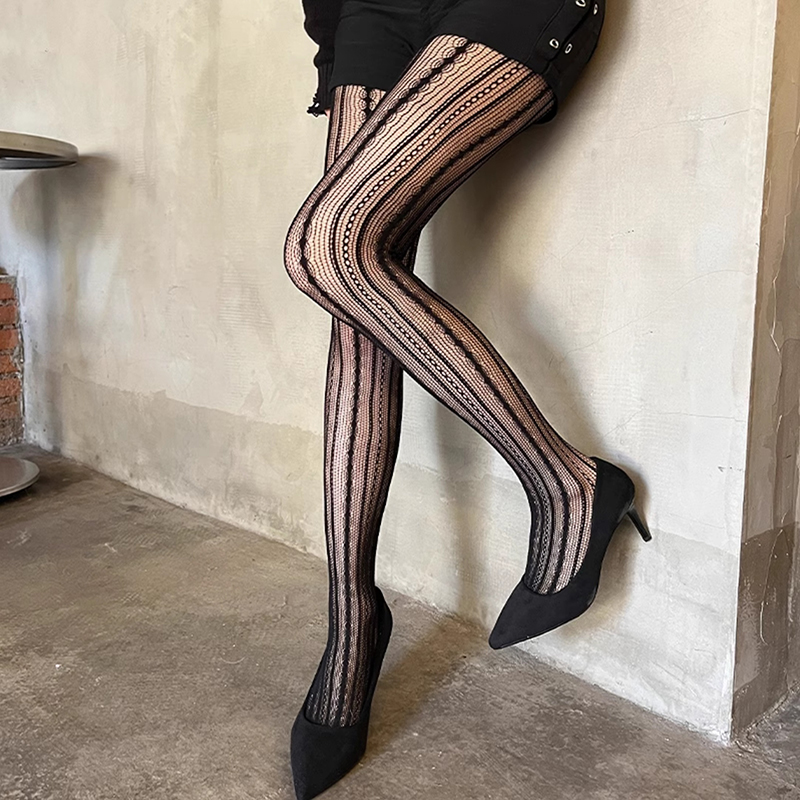 Vintage Çizgili File Tayt Kadı - Fishnet Stocking Women incelemesi ve fiyatı