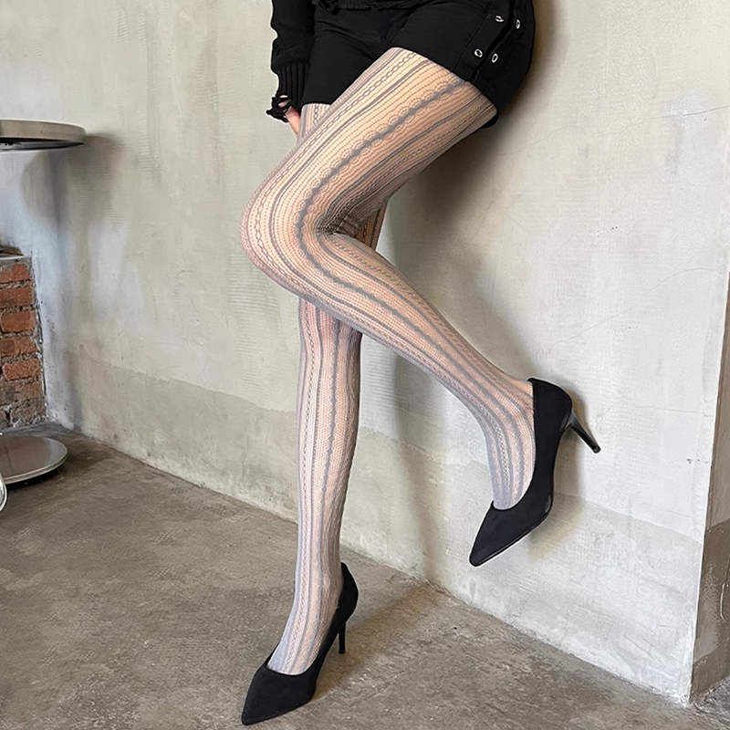 Vintage Çizgili File Tayt Kadı - Fishnet Stocking Women incelemesi ve fiyatı