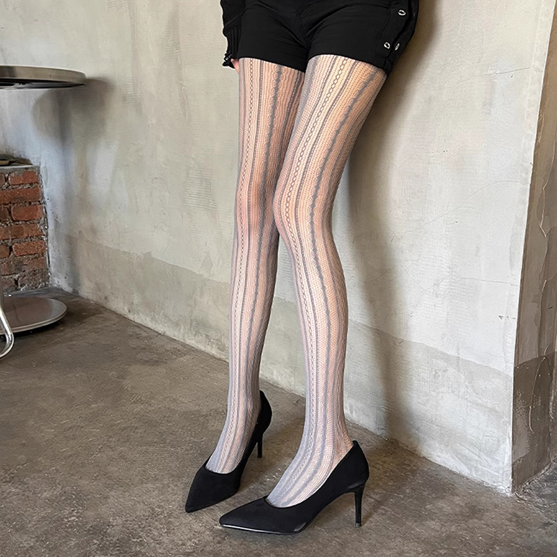 Vintage Çizgili File Tayt Kadı - Fishnet Stocking Women incelemesi ve fiyatı
